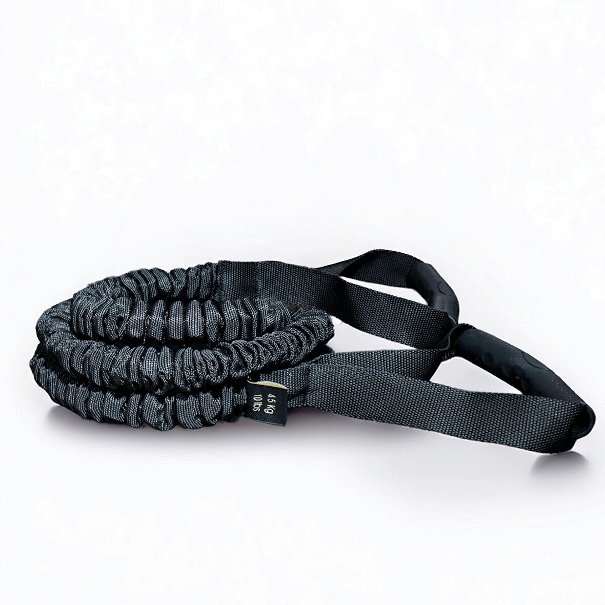 Rebuwo Direnç Egzersiz Lastiği – 4.5Kg 10LBS Fitness ve Güç Antrenman Lastiği, 140cm Lastikli Siyah Elcikli Hortum Kolon